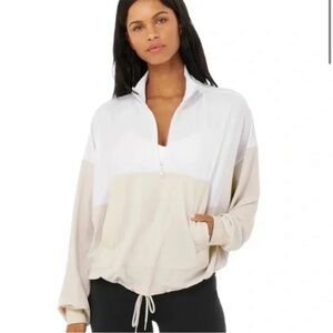 Alo Yoga City Girl Pullover Quarter Zip Top